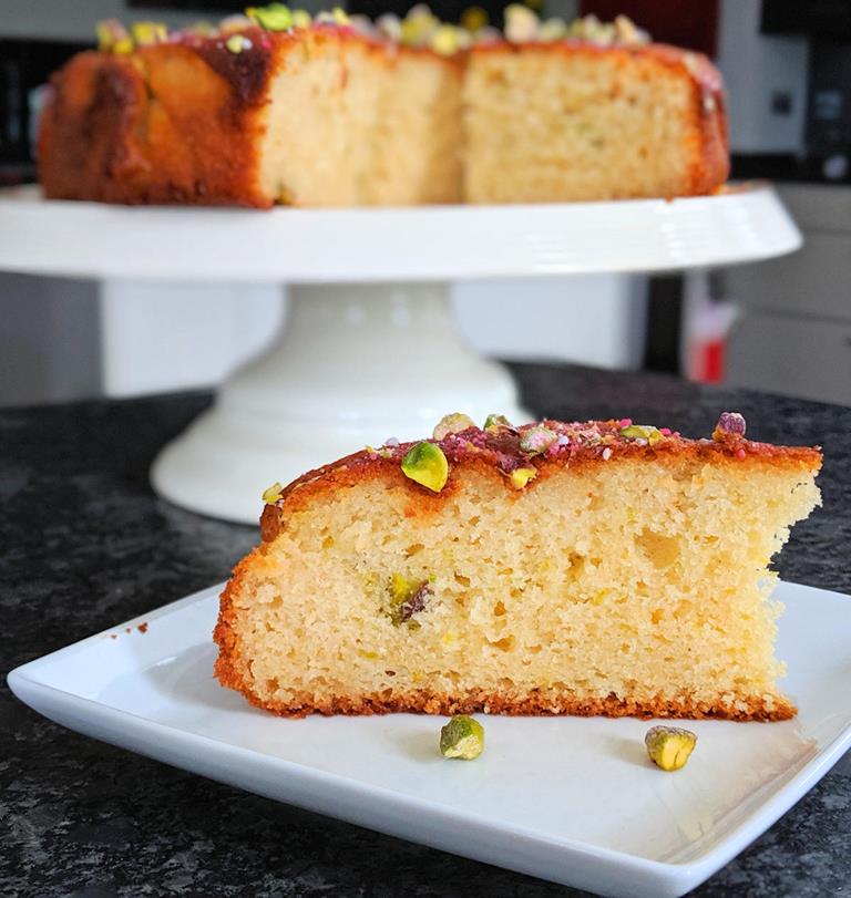 Lime Yoghurt And Pistachio Cake Recipe Cuisine Fiend